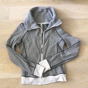 Lululemon cowl neck zip up